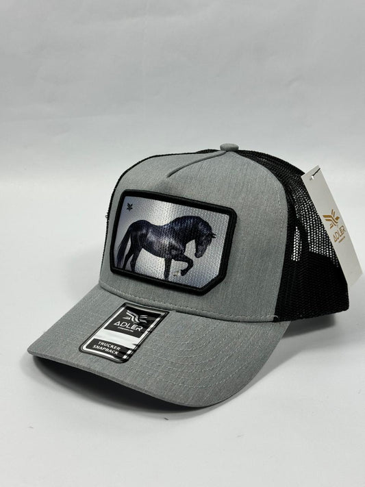 Gorra Ranch de malla Gris Premium