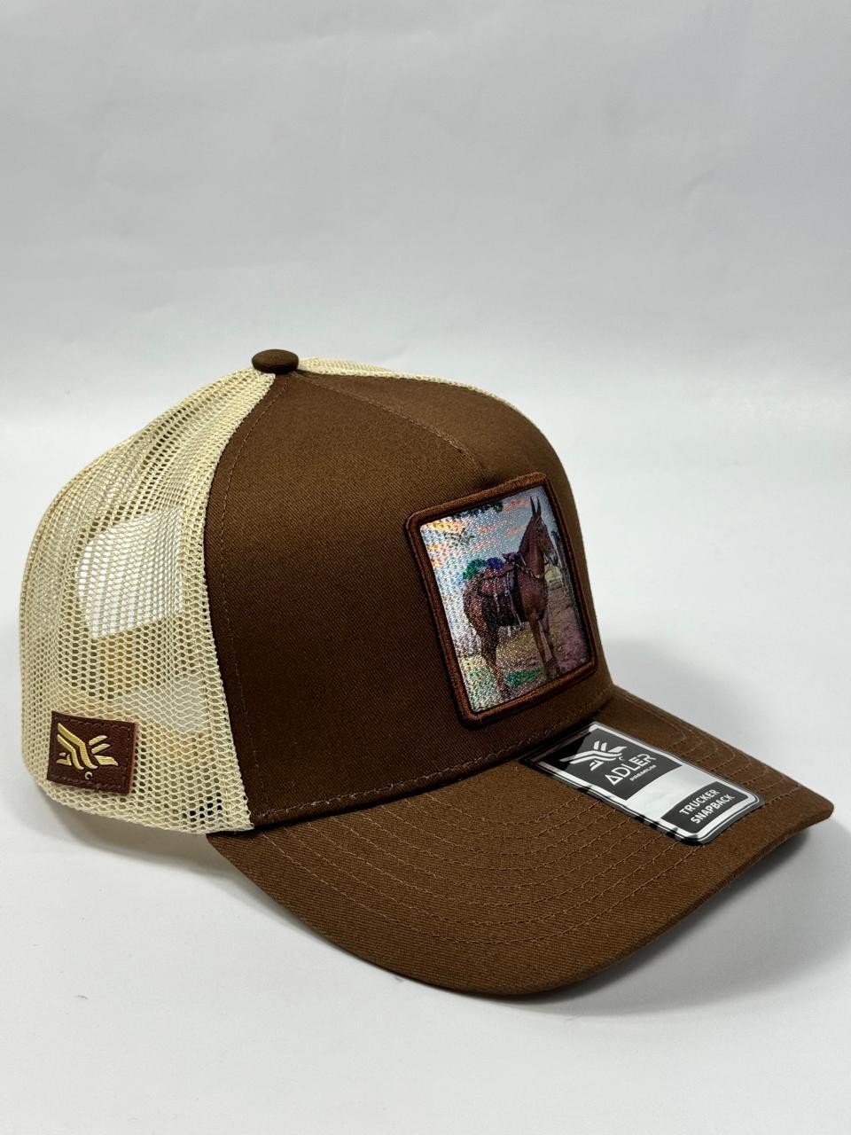 Gorra Ranch de Malla Premium con Imagen de Mula