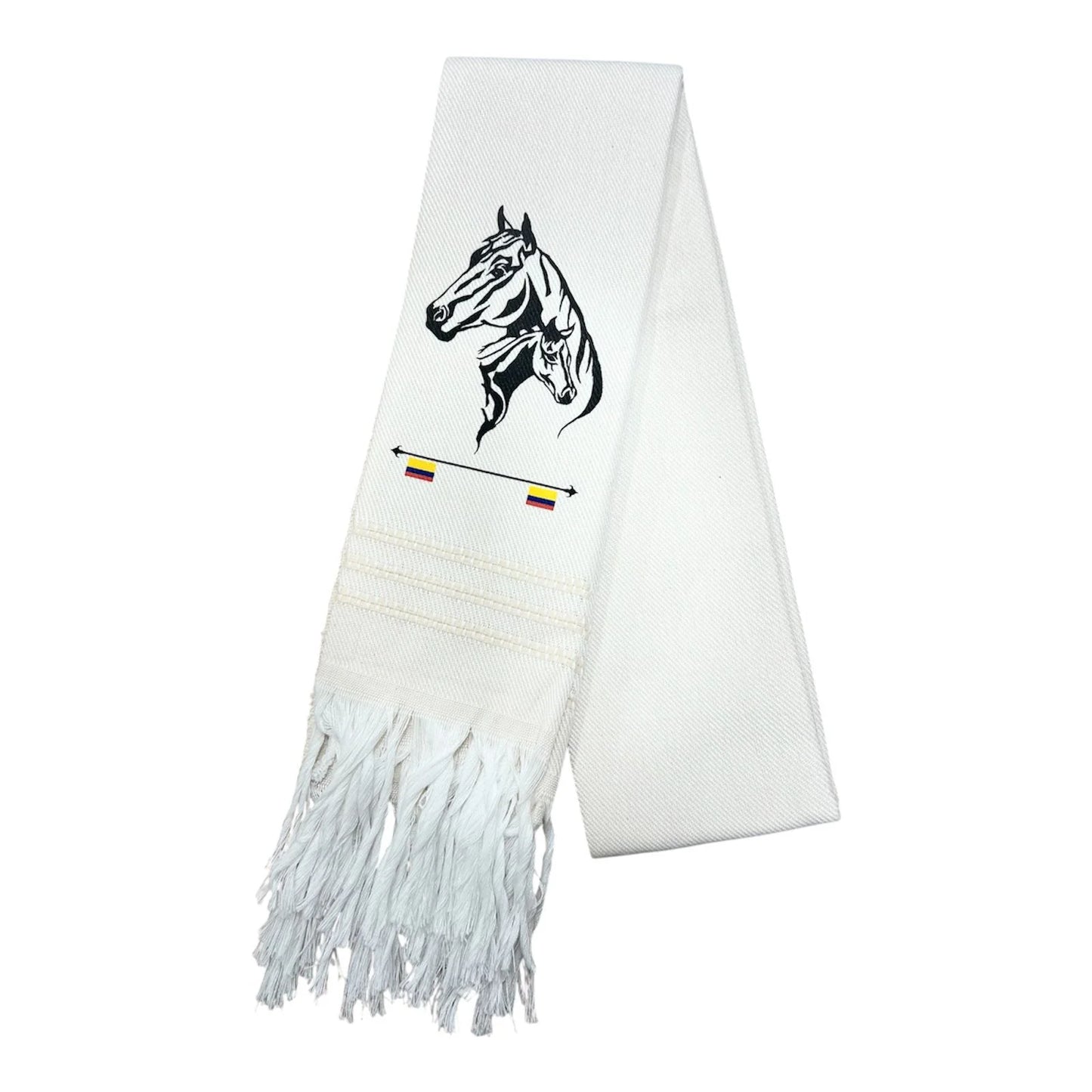 Mulera en algodón caballos artísticos