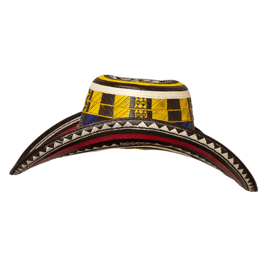 sombrero vueltiao colombia 21 fibras vista latera