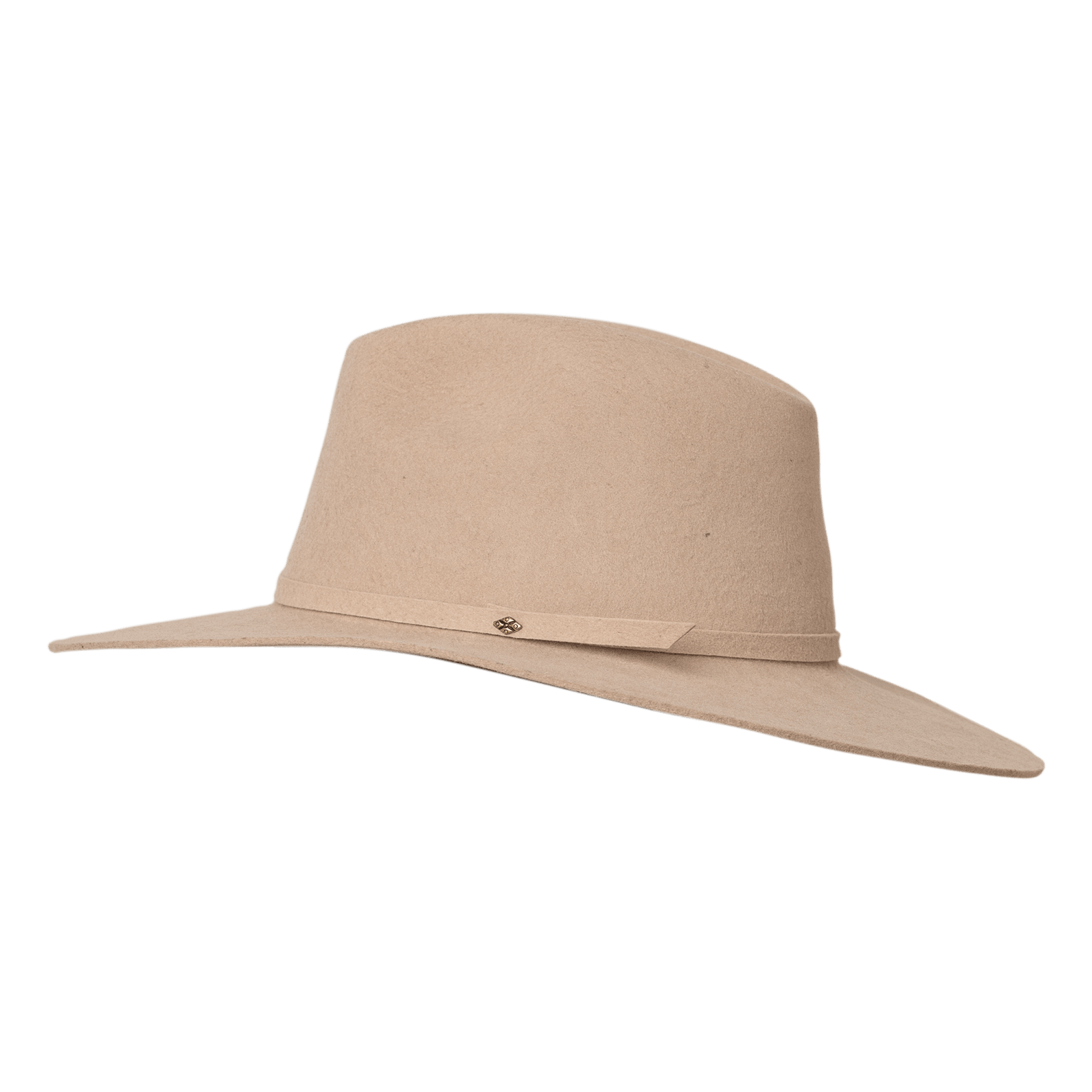 Sombrero-fieltro-habano-fedora-vista-lateral
