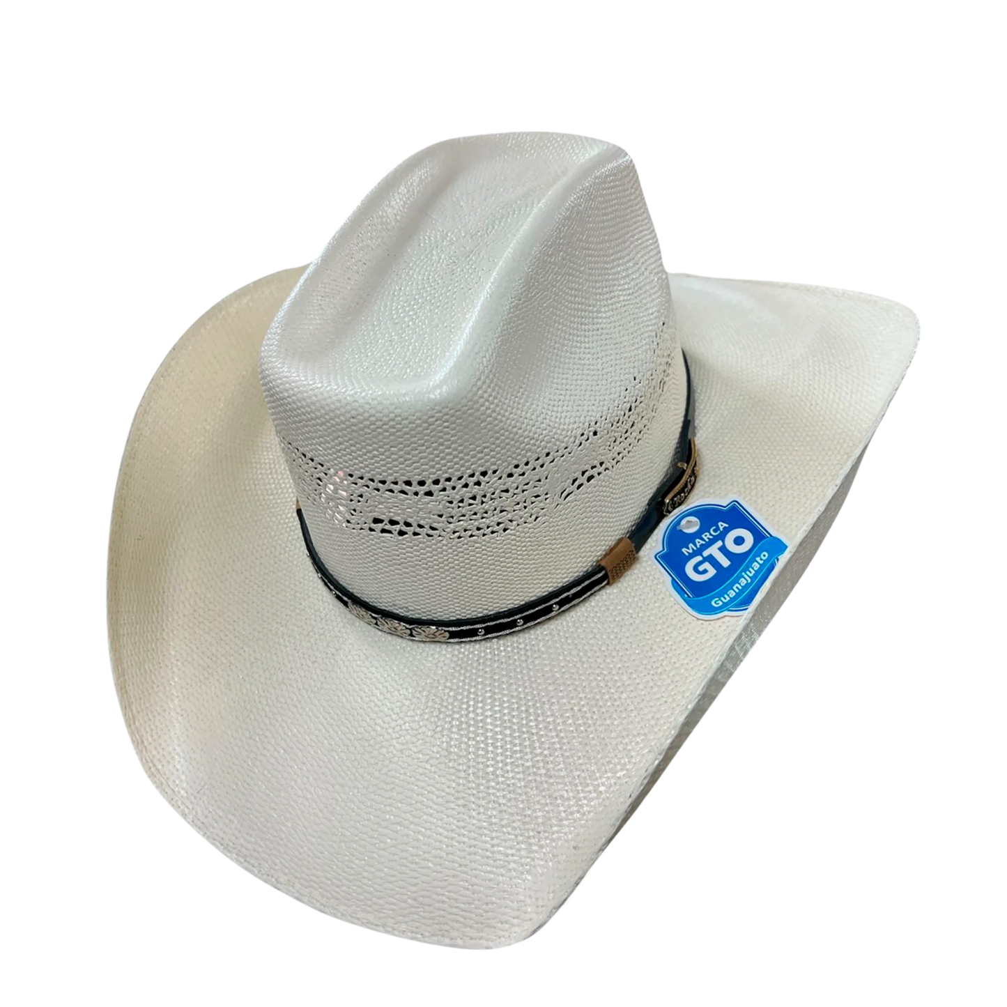 Sombrero Texano en paja Shantung