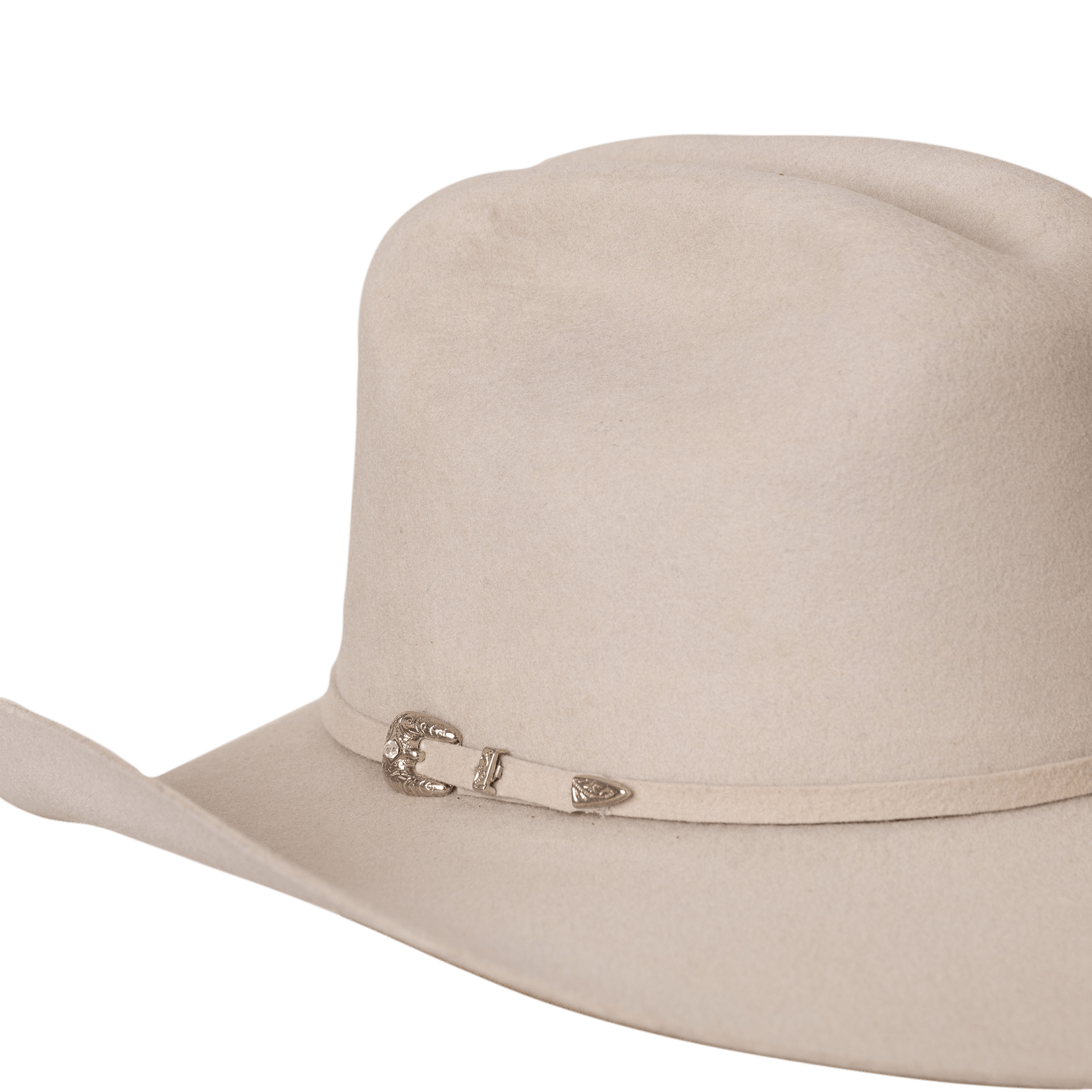 Sombrero ruidoso gris detalle