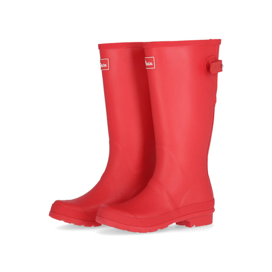 Botas de Caucho Rojas para Mujer