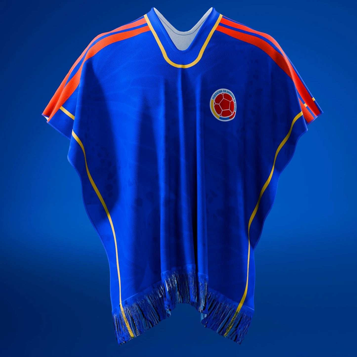 Poncho Selección Colombia Azul Mundial 2026