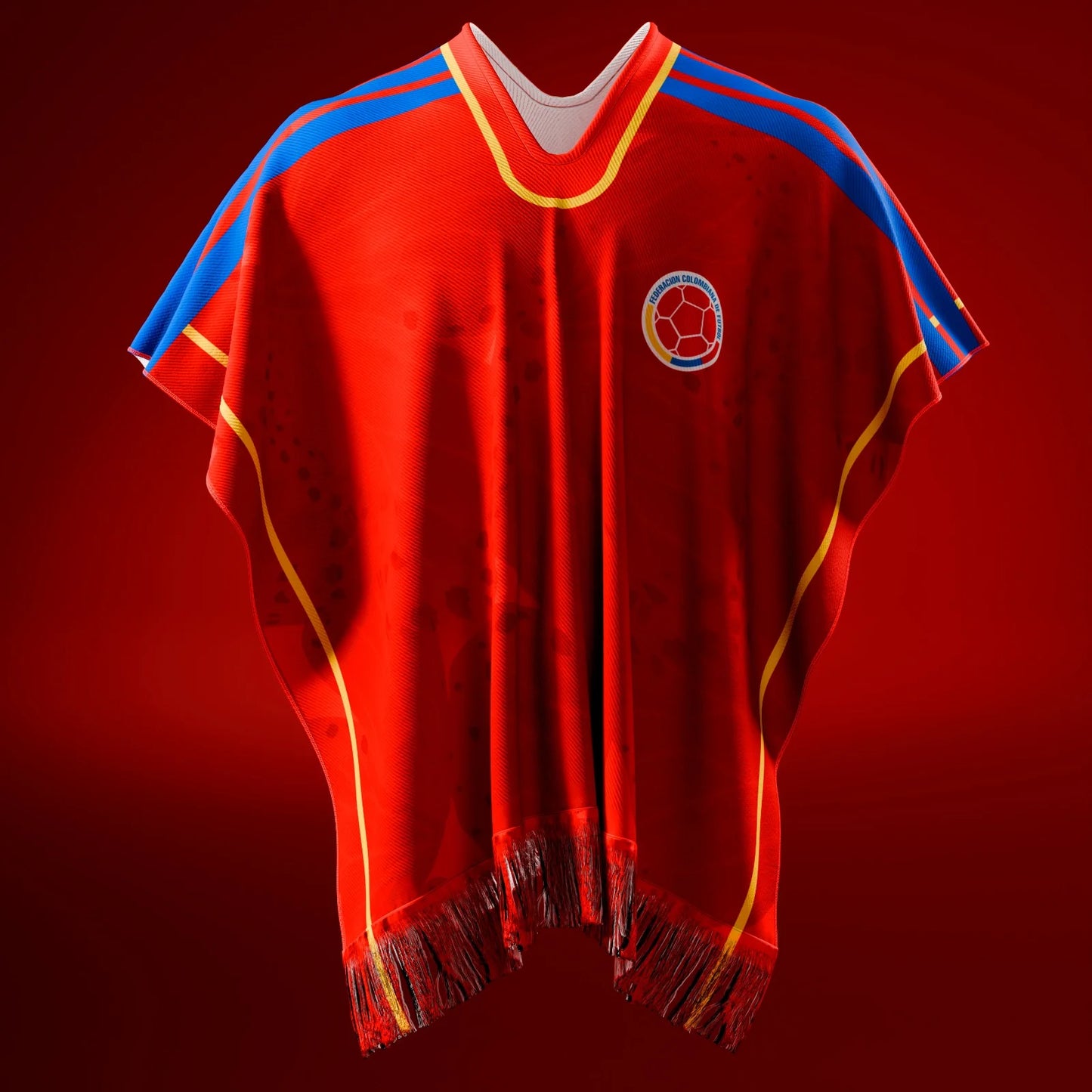 Poncho Selección Colombia Rojo Mundial 2026