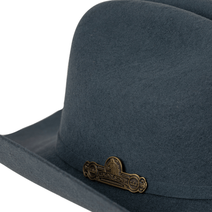 sombrero-burdeos-texano-azul-fieltro-detalle