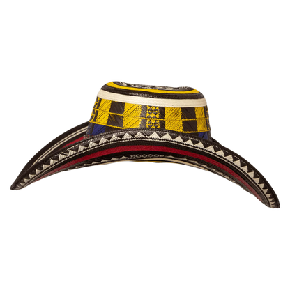 sombrero vueltiao colombia 21 fibras vista latera